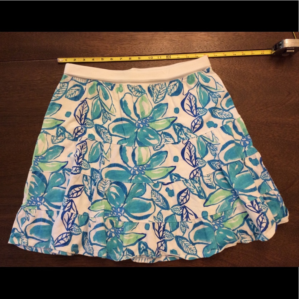 Tiered Jersey Skirt
